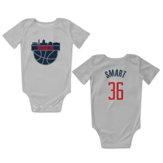 Washington Wizards Marcus Smart White  Newborn & Infant Bodysuit
